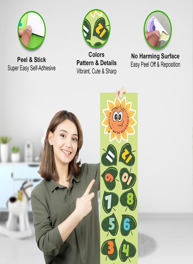 TracyArt Sensory Path Decals Floor Stickers Hopscotch Classroom Decor - Sunflower Floor Decals for Boosting Gross Motor Skills - Image 3
